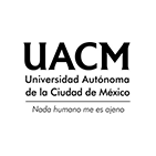 Imagen de las letras mayúsculas U, A, C y M. En la parte inferior, una leyenda que dice 'Universidad Autónoma de la Ciudad de México'. Debajo, otra leyenda que dice 'Nada humano me es ajeno
