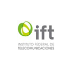 Logotipo que muestra tres letras en mayúsculas: I, F y T. En la parte inferior se lee 'Instituto Federal de Telecomunicaciones'
